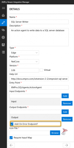 Error Endpoint - Stream Integration Mgr